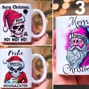 Christmas mug, mulled wine mug, personalized mug, gifts for colleagues, friends, family, Christmas gnome mug, birthday gift