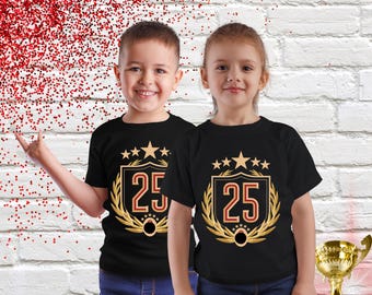 Galatasaray T-shirt, Champion, 25th Championship, Galatasaray T-shirt for kids