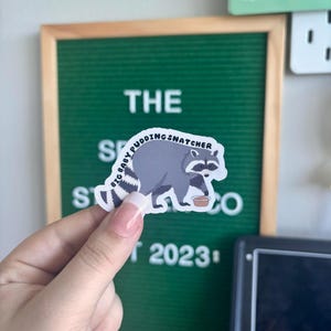 Big Baby Pudding Snatcher | Bob&#39;s Burgers Sticker | Cute stickers for notebooks, water bottles, laptops