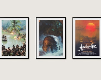 Apocalypse Now Francis Ford Coppola Set Of 3 Vintage Art 90s Movie Posters
