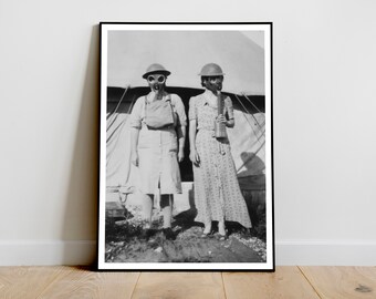 Gas Mask Women Abstract World War 2 Vintage Art Poster