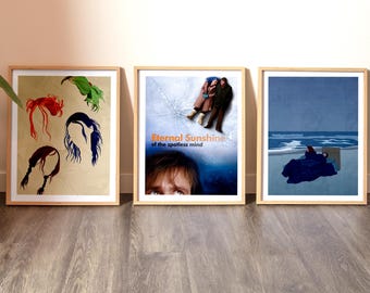 Eternal Sunshine of the Spotless Mind Movie Poster Set of 3 | Cult Classic Film