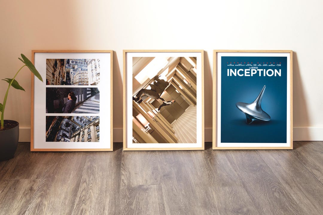 Set Design In Inception Inception Movie Poster Set of 3 | Christopher Nolan Cult Cinema Film ...