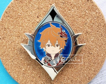 Genshin Impact Tartaglia/Childe Enamel Pin