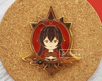 Genshin Impact Amber Enamel Pin