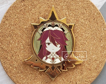 Genshin Impact Rosaria Enamel Pin