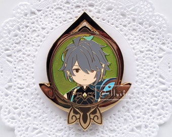 Genshin Impact Alhaitham Enamel Pin