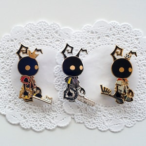 KH Heartless Enamel Pins