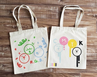 RGB/CMYK Tote Bag