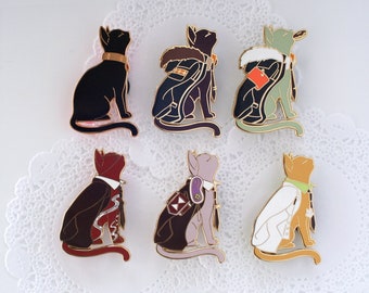 CxM Cat Enamel Pins