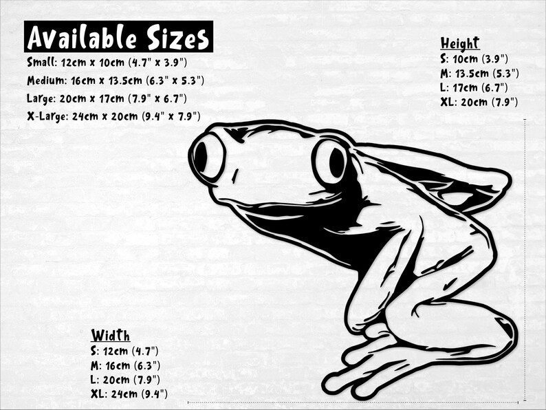 Tree Frog Decal · Cute Wildlife Vinyl Art Sticker for Laptop, Car ...