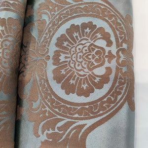 204&quot; Extra Long Drape Surrey Aqua (1 Panel)