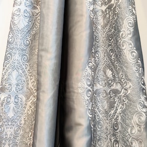 132&quot; Extra Long Drape in Chai Silver (1 Panel)