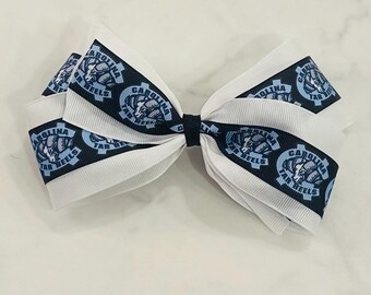 6” Carolina Tar Heels College Football Hair Bow