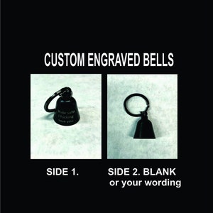 custom biker gremlin bell engraved