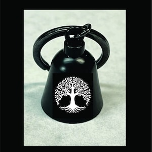 protector bell custom tree of life, biker bell, gremlin bell