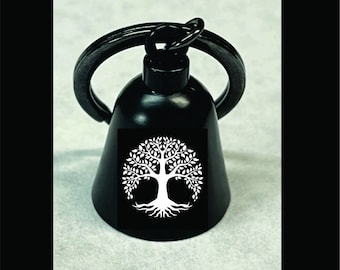 Custom Tree of Life Biker Bell - Engraved Protector Bell