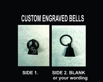 biker bell gremlin bell don't fucking die engraving