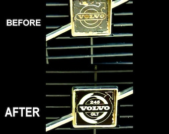 Volvo custom name tags, plaques-2 pcs