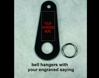 Custom Engraved Motorcycle Bell Hanger: Biker Protector Bell