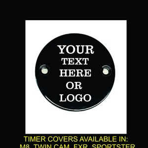 Harley custom make to order timing covers anything you want on them you tell me design! Twin cam M8 Sportster Evo Shovelhead, fxr, milwauke8