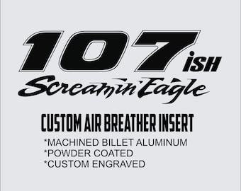 Custom 114 air breather insert personalized to your specifications