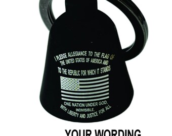 Timbre de motociclista con juramento a la bandera: Timbre Gremlin personalizado
