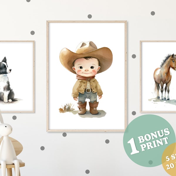 Cowboy Nursery Etsy