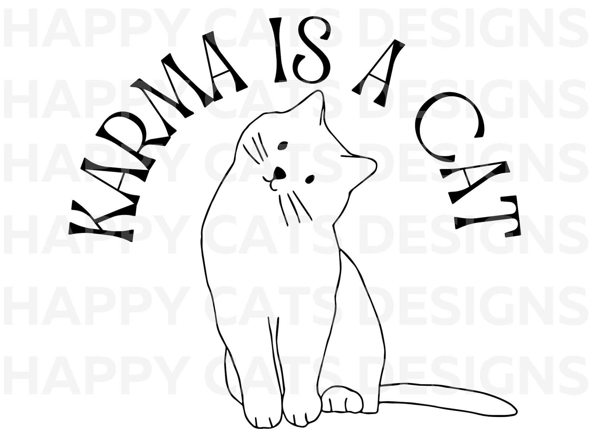 Karma is A Cat SVG PNG Taylor Swift Eras Tour Midnights Merch - Etsy Israel