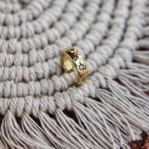 The Starlight Ear Cuff in Plated 18ct Gold