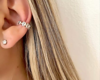 The Harmony Ear Cuff in Sterling Silver