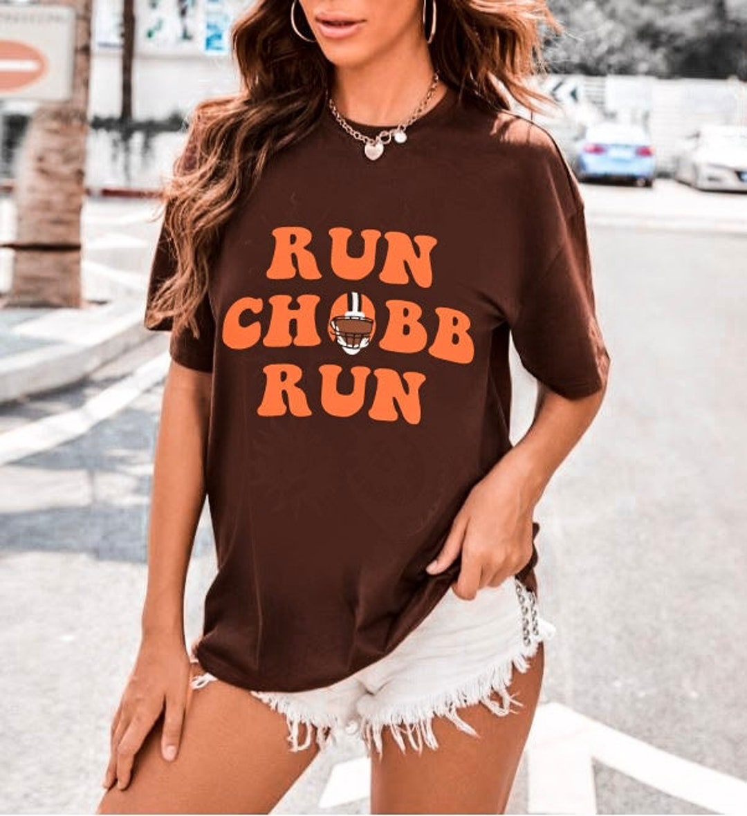 RUN CHUBB RUN Nick Chubb 24 Cleveland Browns Football - Etsy