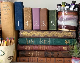 Mini Leather Handbound Journal | Watercolor, Mixed Media