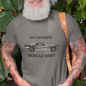 Tee - Muscle Shirt - 1967 Mustang - Graphic T-Shirts - Masculine Design - Apparel for Men