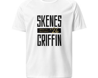 Camiseta de béisbol de Pittsburgh, estilo jersey deportivo, Skenes Griffin '26, Bring on Buctober, Camiseta estilo campaña