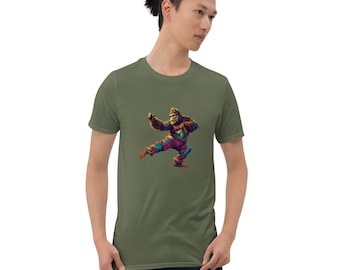 Kung Fu Sasquatch, camisetas gráficas, diseño único, camisetas divertidas, camisetas para hombre
