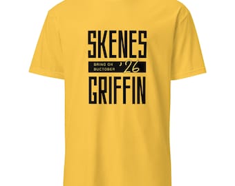 Camiseta de béisbol de Pittsburgh, Skenes Griffin '26, ¡Que llegue Buctober!, Camiseta estilo campaña
