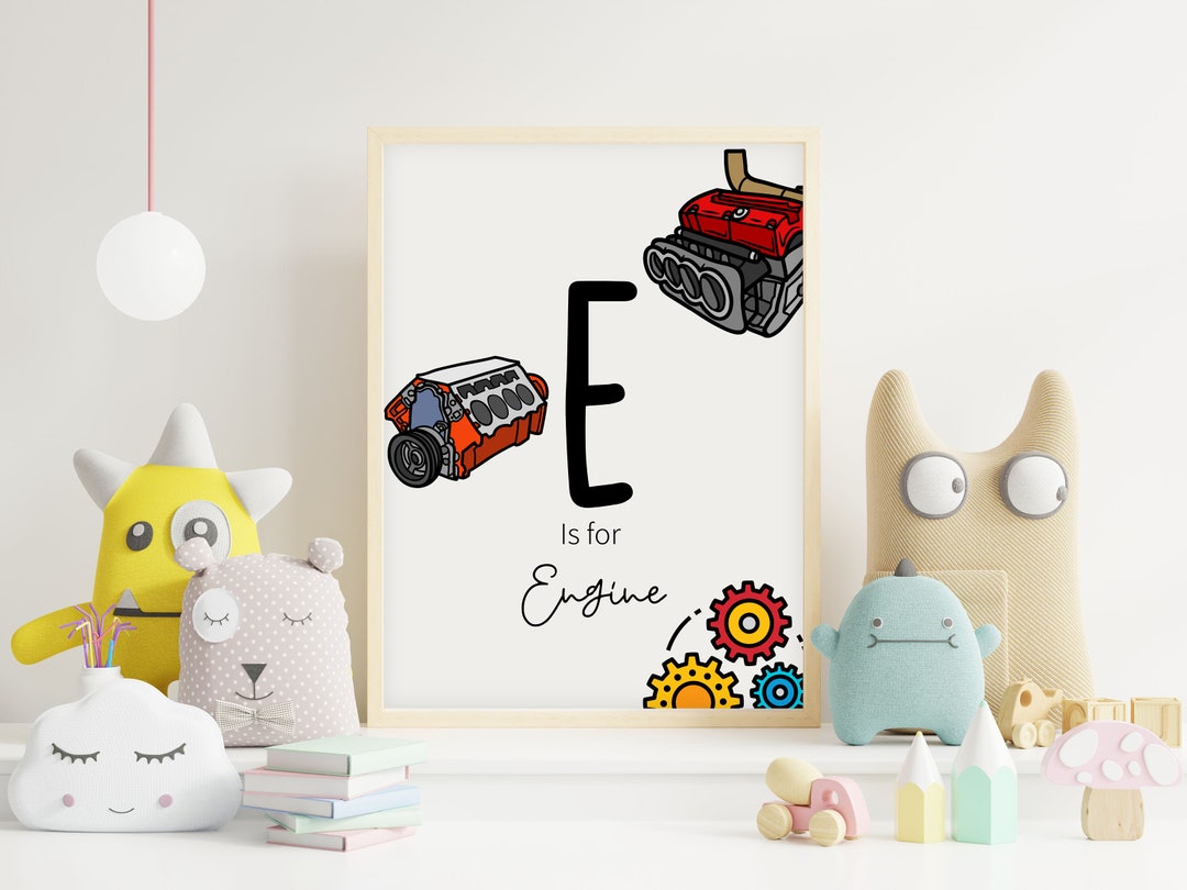 Letter E Poster Letter E Wall Art Alphabet Poster Print - Etsy Hong Kong