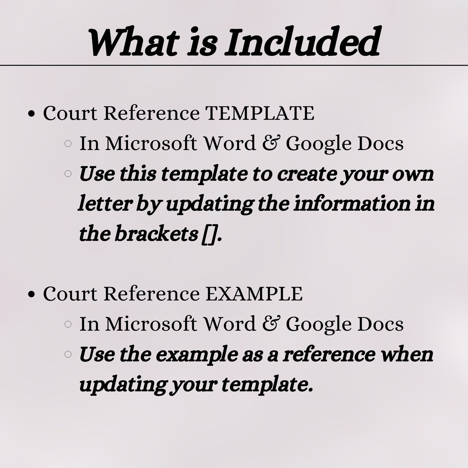 Character Reference Letter | Court Character Letter | Character ...
