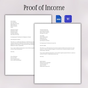 収入証明書テンプレート | 収入確認 | 給与確認 | 職務確認 | 雇用フォームの確認 | 給与情報