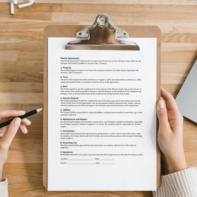 New Contract Rent Request Form Simple Rental Agreement Template | Printable Rental Forms | Basic Lease ...