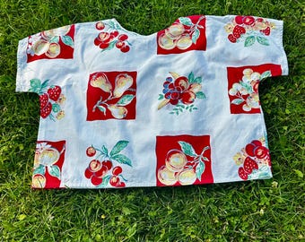 Vintage Tablecloth Tee One Size