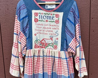 Tovaglia vintage con ricamo, M