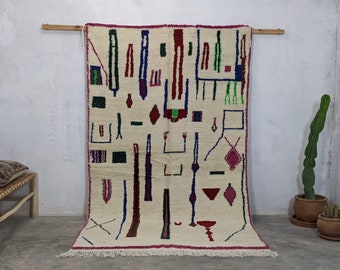 tufted rug - moss rug - hypebeast rug - boho rug - kaws rug - Boujaad Moroccan Rug - Custom Rugs For Living Room -Soft Area Rug .