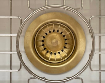 unlacquered brass sink drain, 3 1/2" Standard Kitchen Sink drain