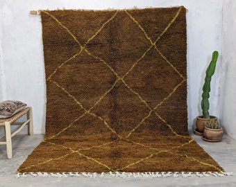 Custom Beni ourain Rug - Large Moroccan Rug - Handmade Wool Rug - Beni Rug - Berber Rug - Living Room Rug - Teppich Rug - Custom rug