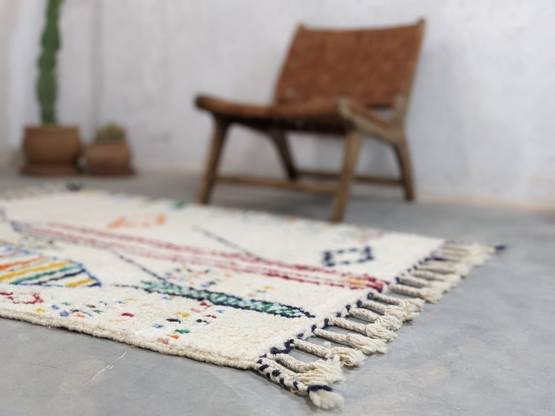 PRETTY White rug For Your Living Room, Moroccan Handmade Rug From Wool of Sheep, abstract rug Inspired From Nomadic Berber Long History Fluffy white Moss Rug, Authentic Moroccan Rug, Custom Beni Ourain rug, Botanical rug,Moss rug, Custom Rug,