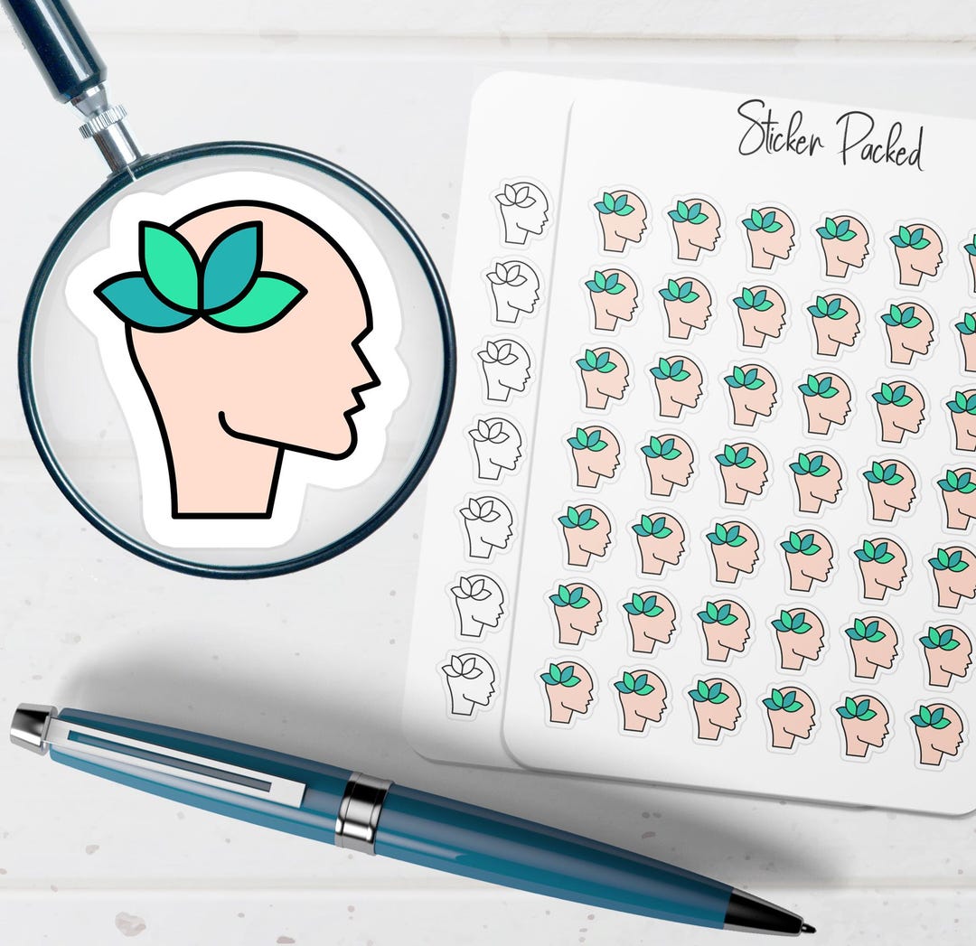 Calm Planner Sticker Calm Icon Sticker Calm Sticker Mental Health ...