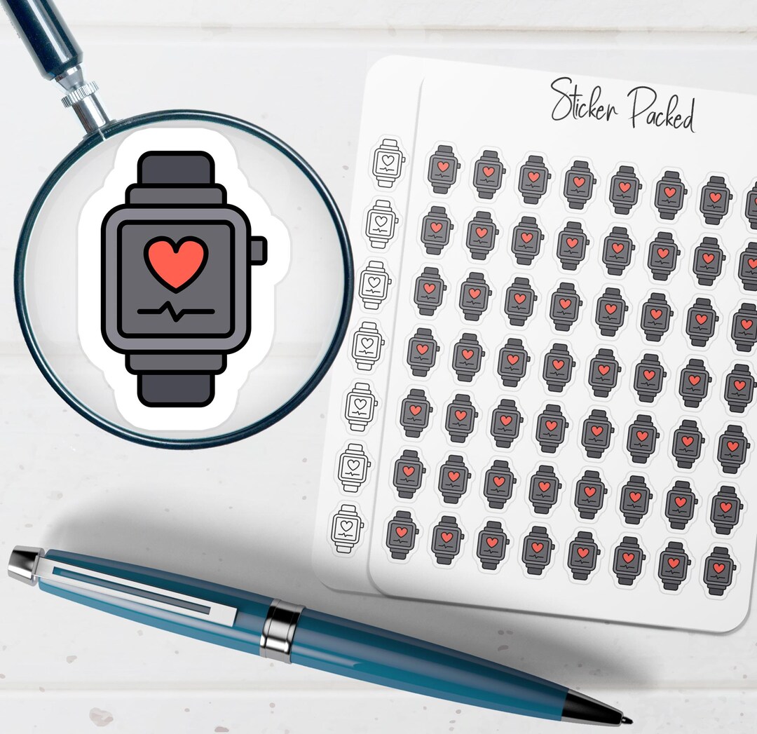 Smartwatch Planner Sticker Smartwatch Icon Sticker Smartwatch Sticker ...