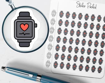 Smartwatch Planner Sticker Smartwatch Icon Sticker Smartwatch Sticker